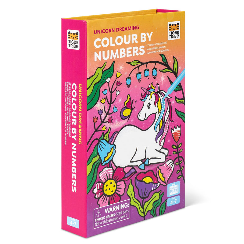 Colour by Number - Unicorn Dreaming