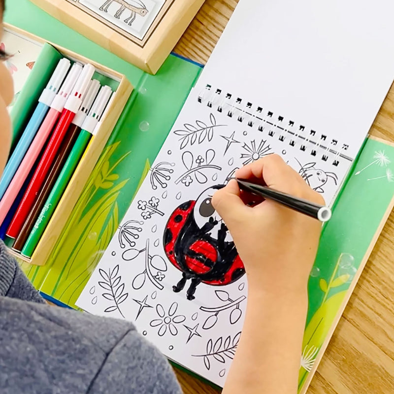 Colouring Set, Backyard Bugs