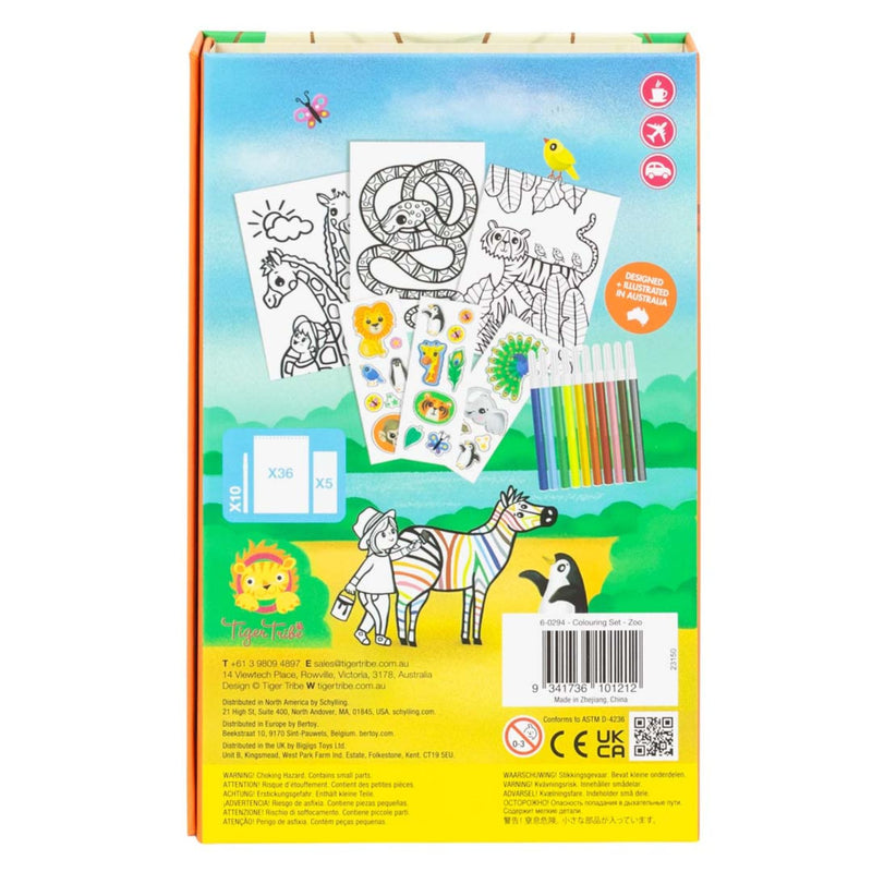 Colouring Set, Zoo