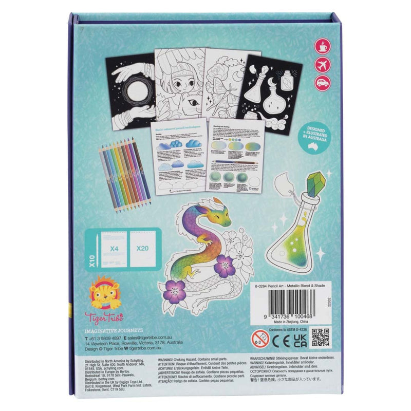 Pencil Art - Metallic Blend + Shade