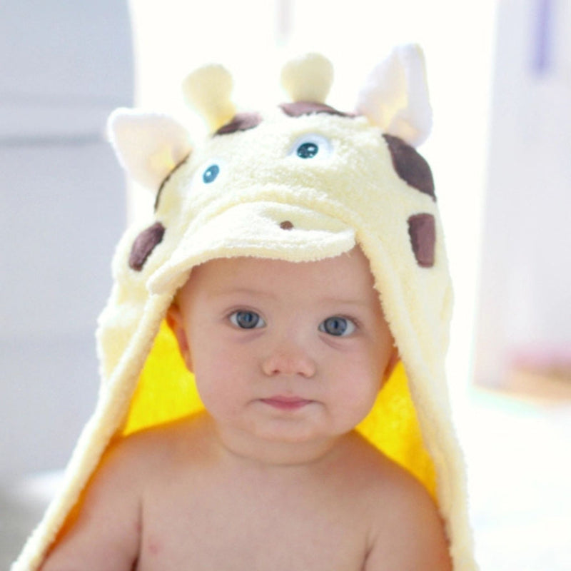 Kids Hooded Towel - Giraffe