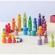 Grimm's Wooden Beads (20mm)-Simply Green Baby