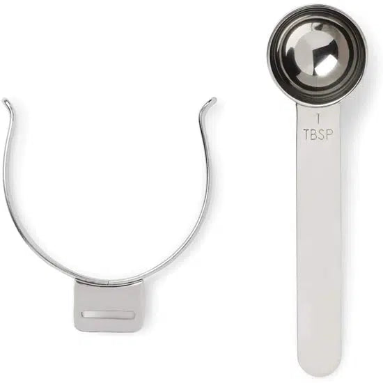 Jarware Stainless Steel Spoon + Clip-Simply Green Baby