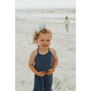 L'ovedbaby Pointelle Halter Romper-Simply Green Baby