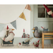 Maileg Mouse Sleigh-Simply Green Baby