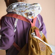 Oko Creation Waxed Canvas Drawstring Bag-Simply Green Baby