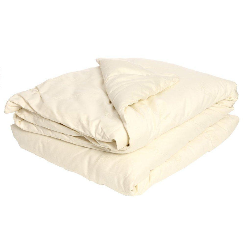 Pure Rest Organic Cotton + EcoWool Heavy Fill Comforter-Simply Green Baby