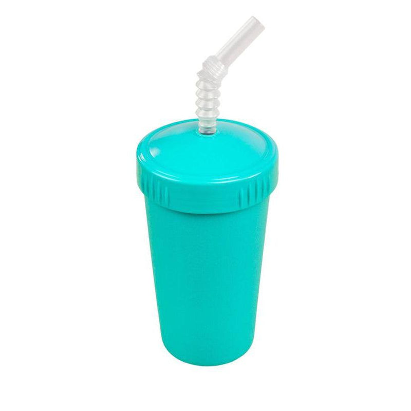 Re-Play Straw Cup with Lid + Straw-Simply Green Baby