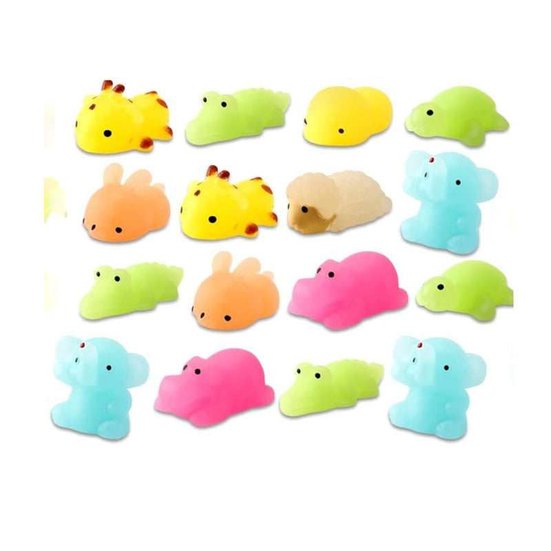 Glow in the Dark Mochi Squishy Animals