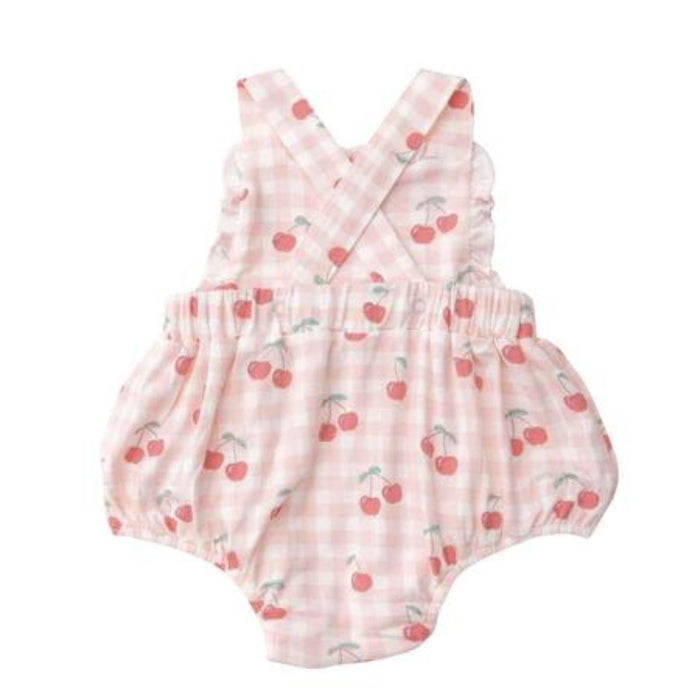 Bamboo Ruffle Bubble, Pink Cherry