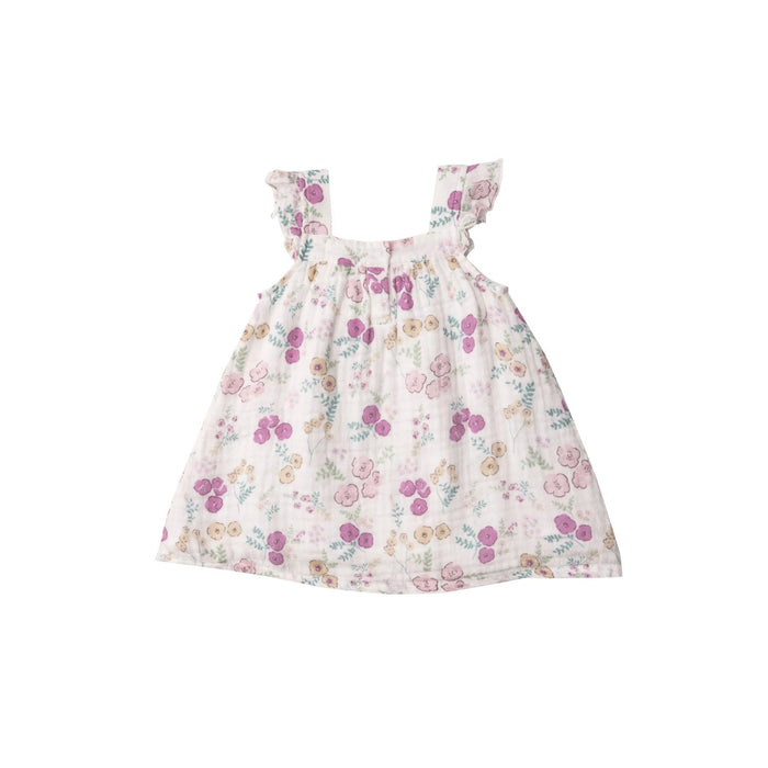 Sundress Dress + Diaper Cover, Dreamy Meadow Floral