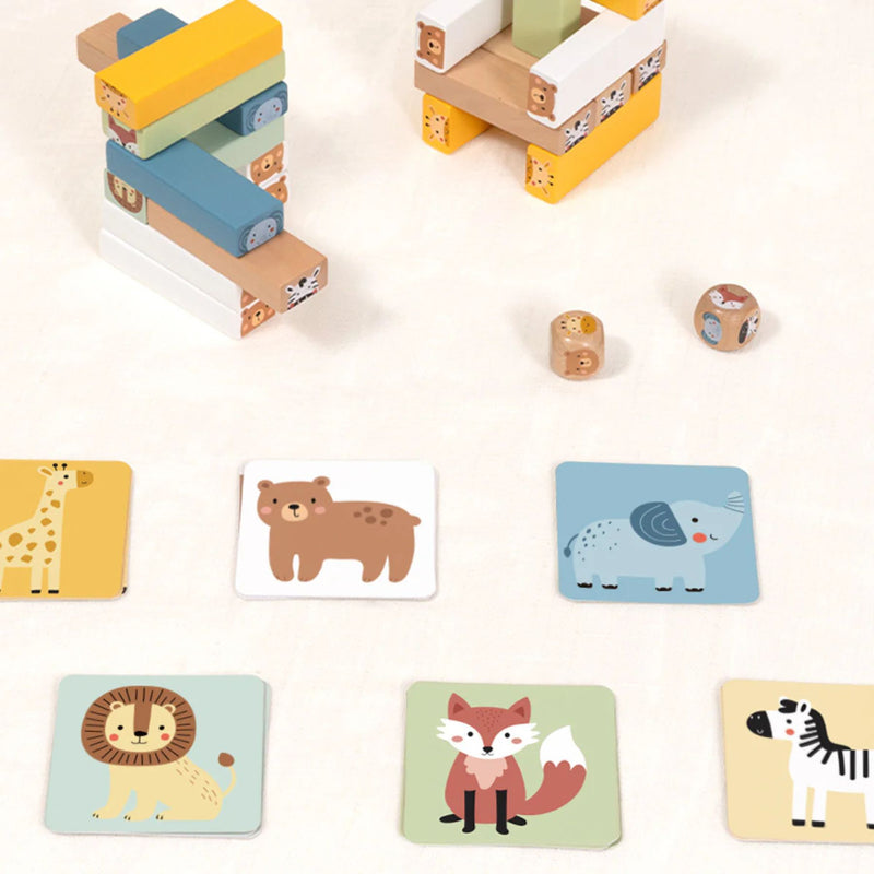 Wooden Stacking Game - Animals