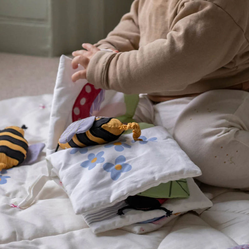 Wildflower Garden Organic Fabric Activity Book