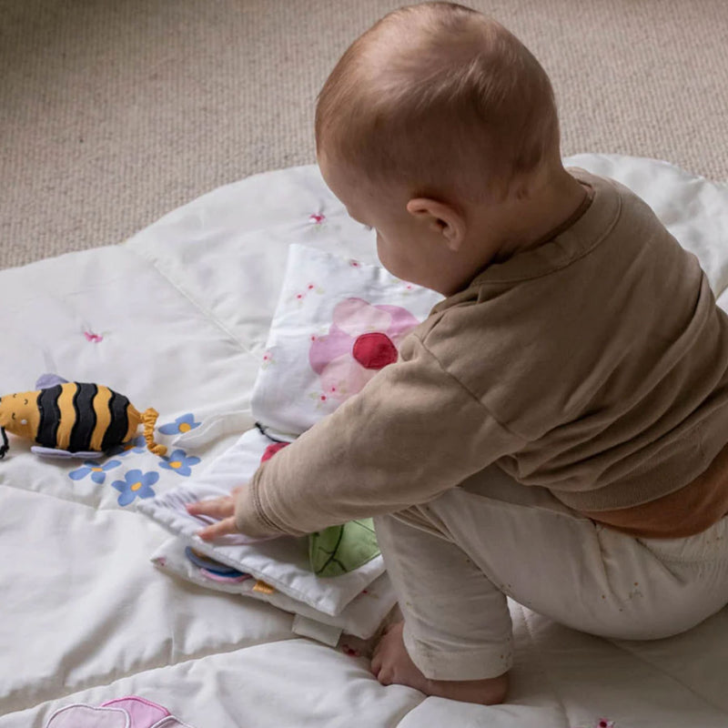 Wildflower Garden Organic Fabric Activity Book