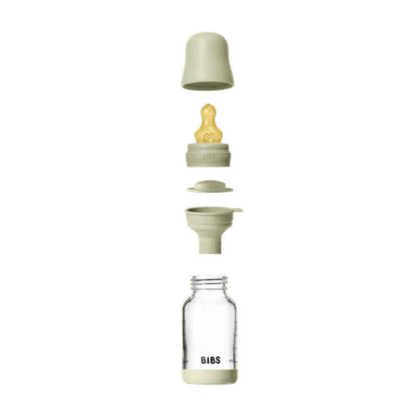 Baby Glass Bottle Complete Set, 120ml