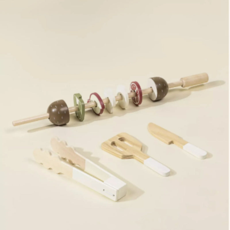 Wooden Barbecue Playset