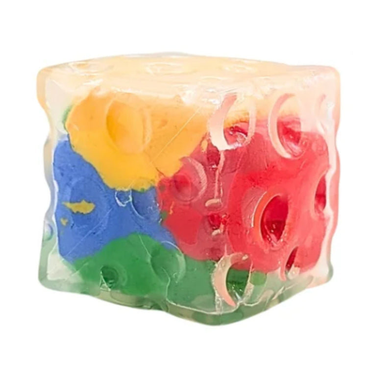Colourful Silicone Stress Cube