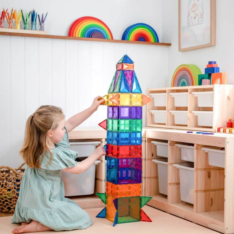 Magnetic Tiles Rainbow - Creative Pack 102 pcs
