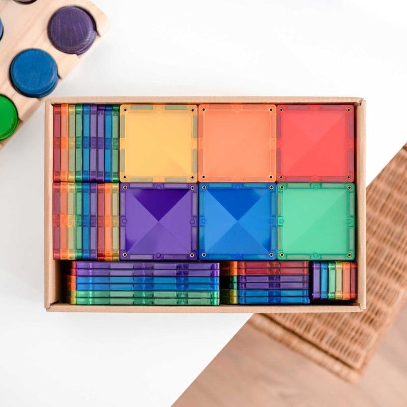 Magnetic Tiles Rainbow - Creative Pack 102 pcs