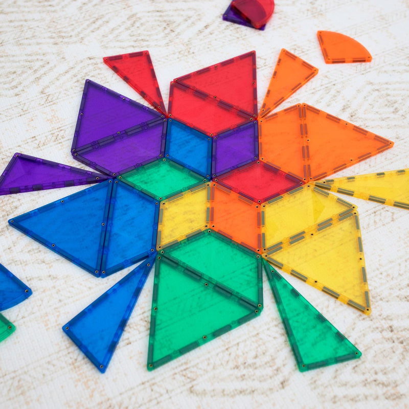 Magnetic Tiles Rainbow - Shape Expansion Pack 36 pcs
