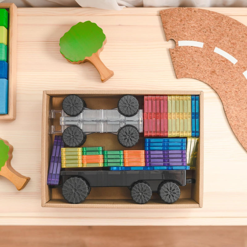 Magnetic Tiles Rainbow - Transport Pack 50 pcs