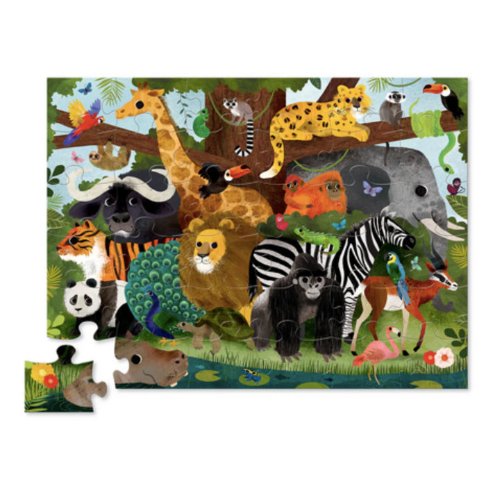 Jungle Friends Floor Puzzle