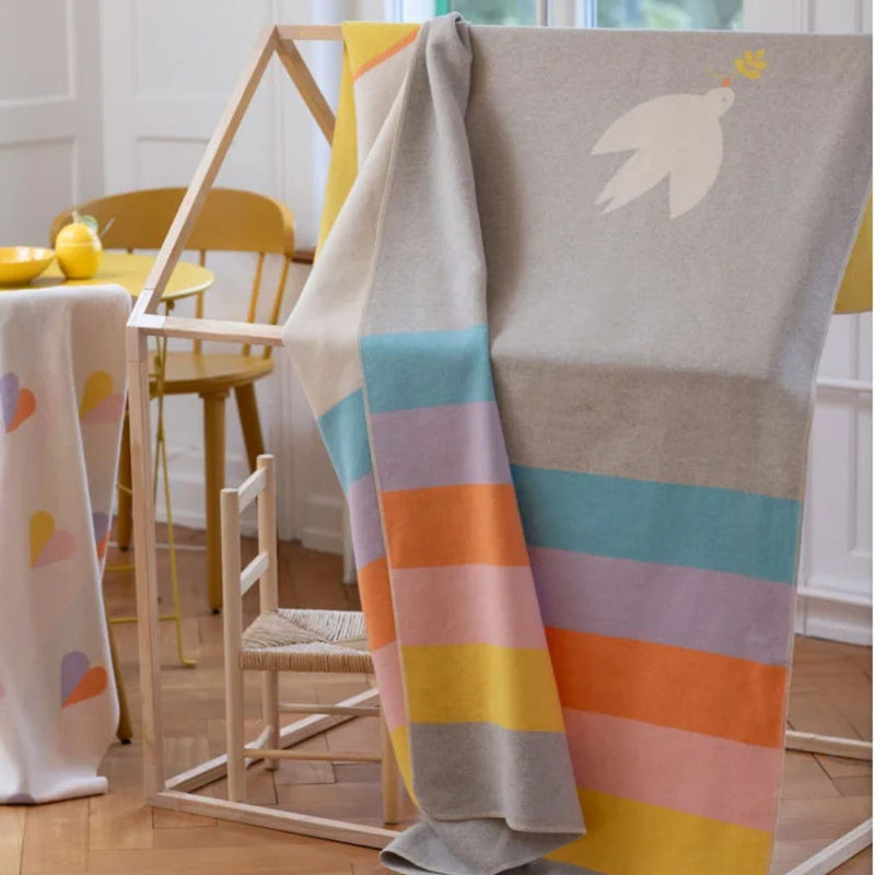 Juwel Kids Flannel Blanket - Rainbow