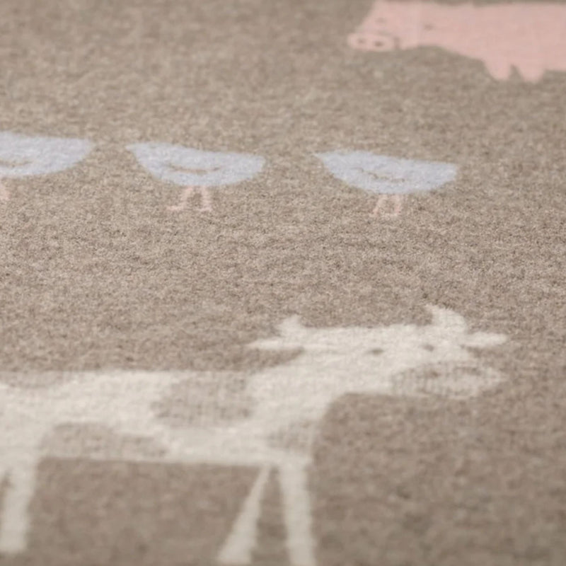 Juwel Flannel Blanket - Farm Life