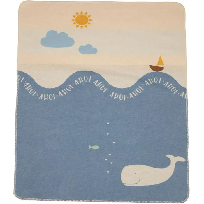 Juwel Flannel Blanket - Whale