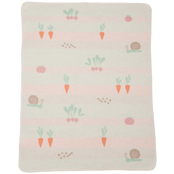 Juwel Flannel Blanket - Veggie Allover