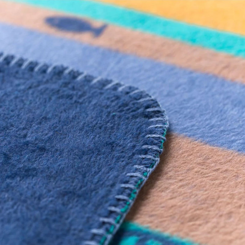 Mila Baby Velour Blanket - School of Fish
