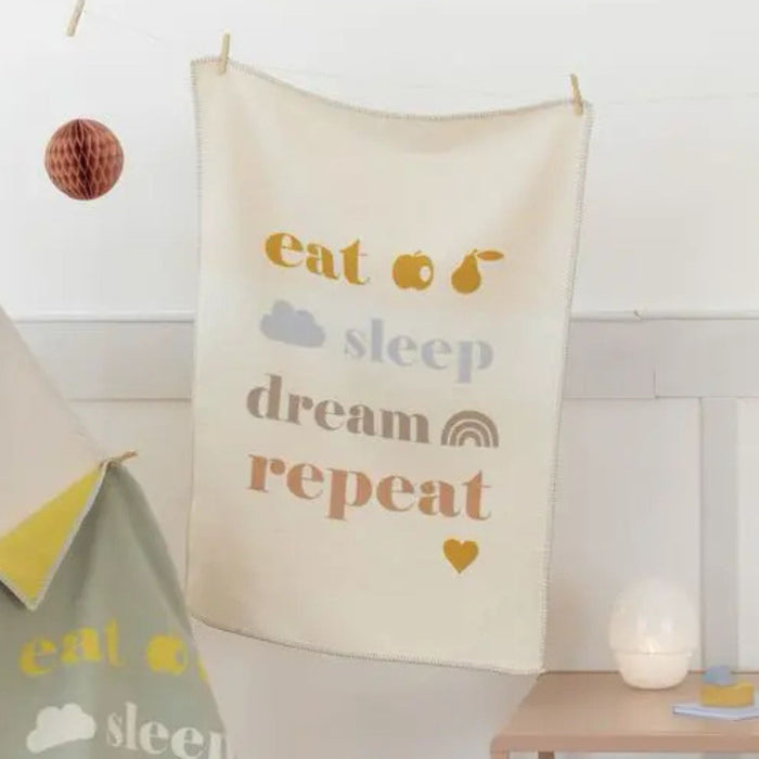 Lina Organic Flannel Blanket - Eat Sleep Repeat