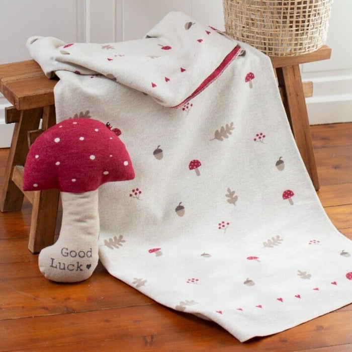 Silvretta Cotton Throw - Forest Motifs