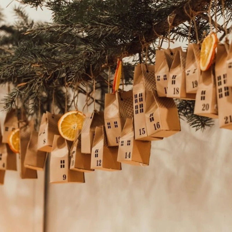 DIY Advent Calendar Houses Kit