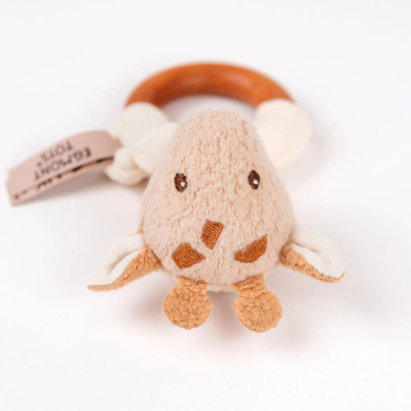 Organic Leonie Giraffe Wooden Rattle