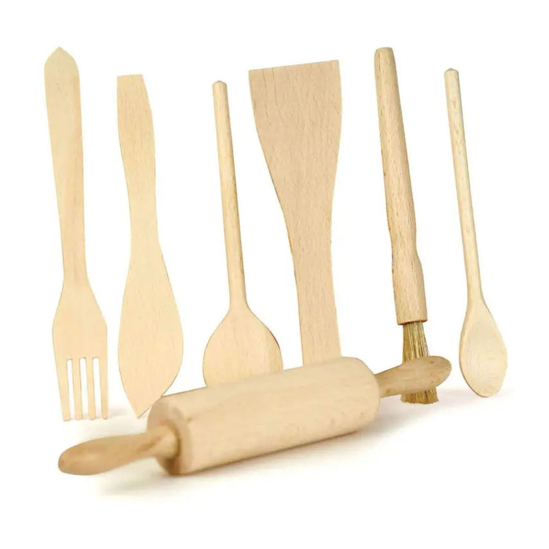 Wooden Cooking Set - 7PC