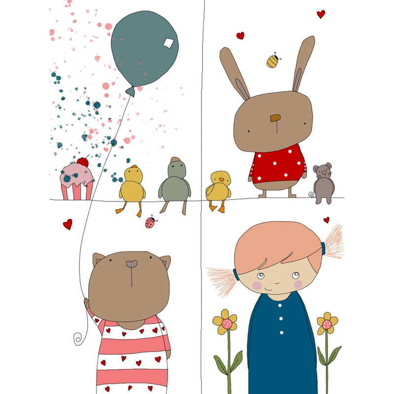 Little Girls Birthday Card