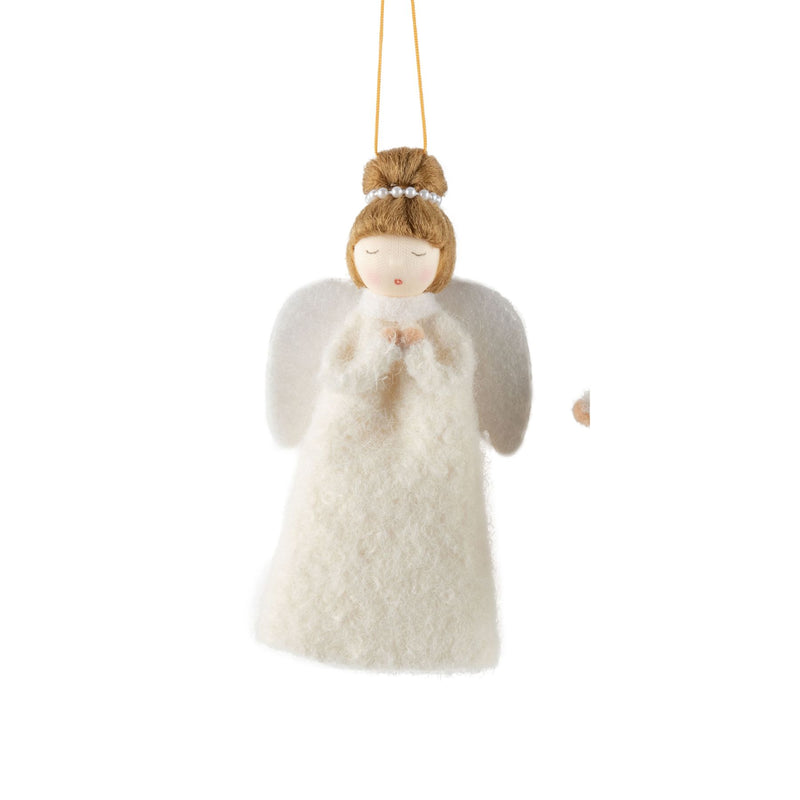 Fabric Singing Angel Ornament