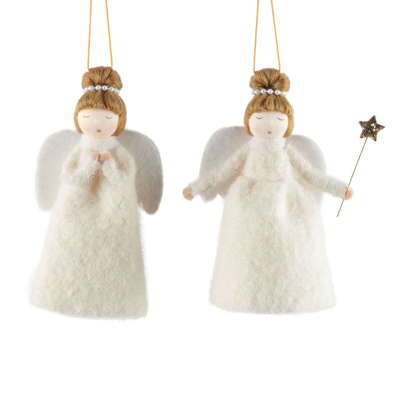 Fabric Singing Angel Ornament