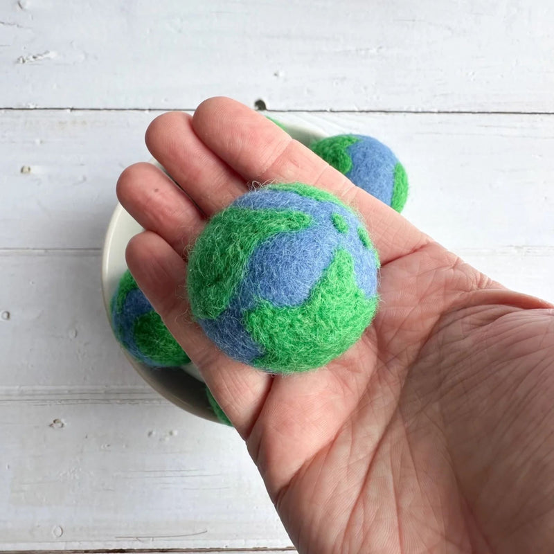 Felt World Earth Globe