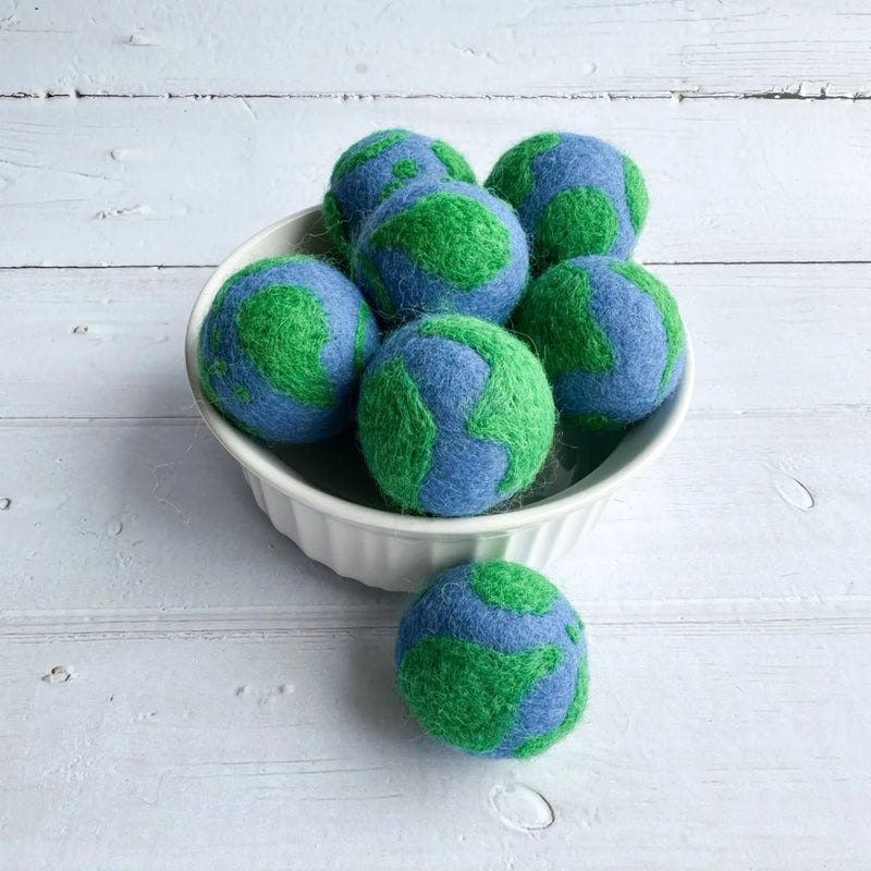 Felt World Earth Globe