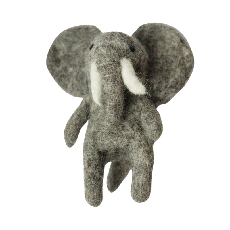 Felt Elephant Finger Puppet