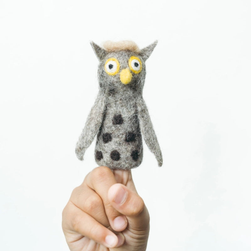 Felt Owl Finger Puppet