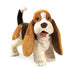 Folkmanis Puppet- Basset Hound-Simply Green Baby