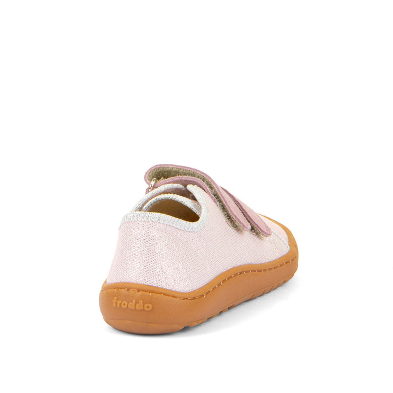 Barefoot Double Velcro Canvas Kid's Slippers - Extra Grip Outsole