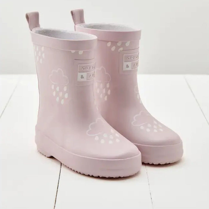 Colour-Changing Rain Boots - Baby Pink