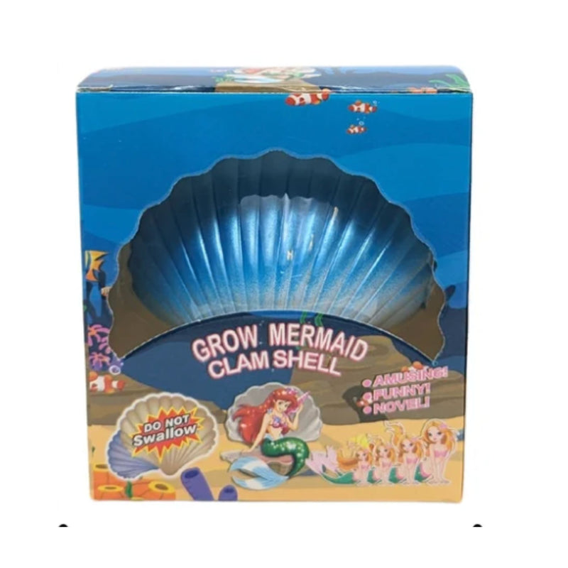Growing Mermaid in Clam Shell