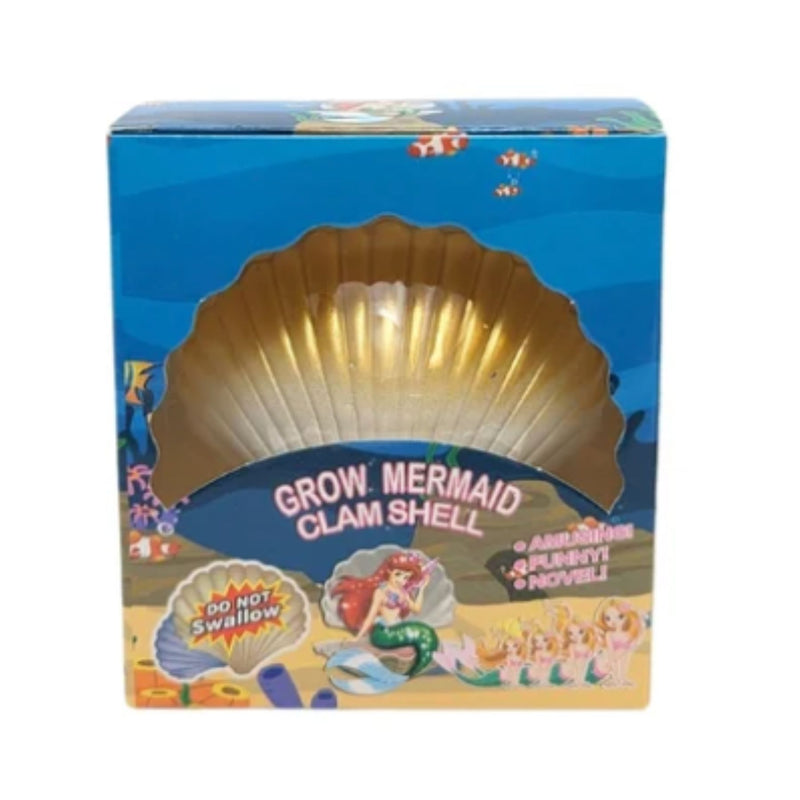Growing Mermaid in Clam Shell
