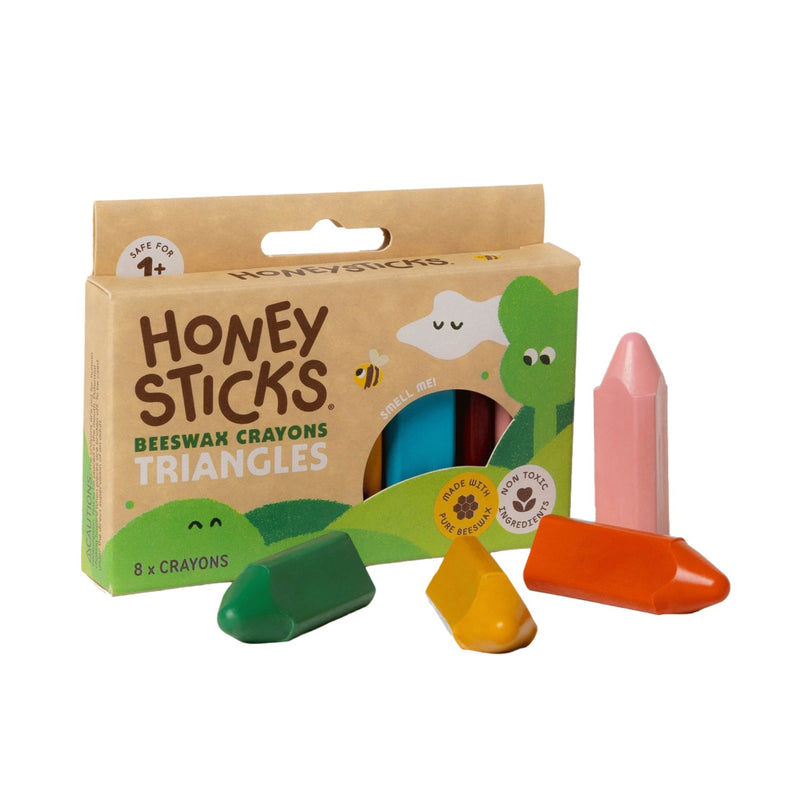 Triangles Beeswax Crayons