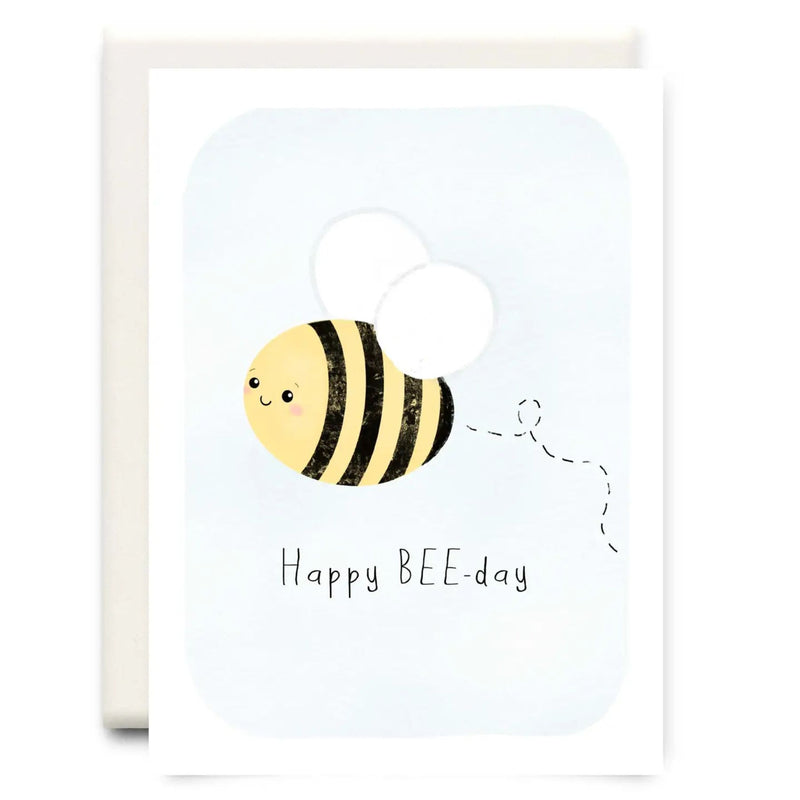 Happy Bee-day | Bumblebee Birthday Card